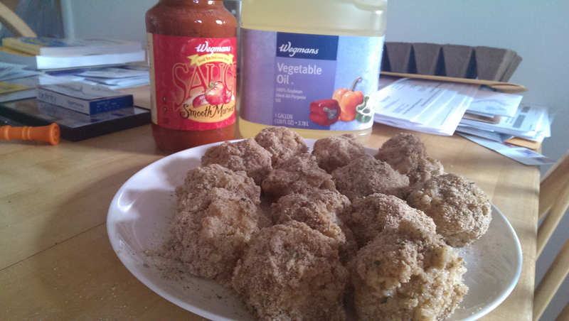 Illustration for article titled Cooking with TAY: Mozzerella Stuffed, Deep Fried, Risotto Balls (ARANCINI)